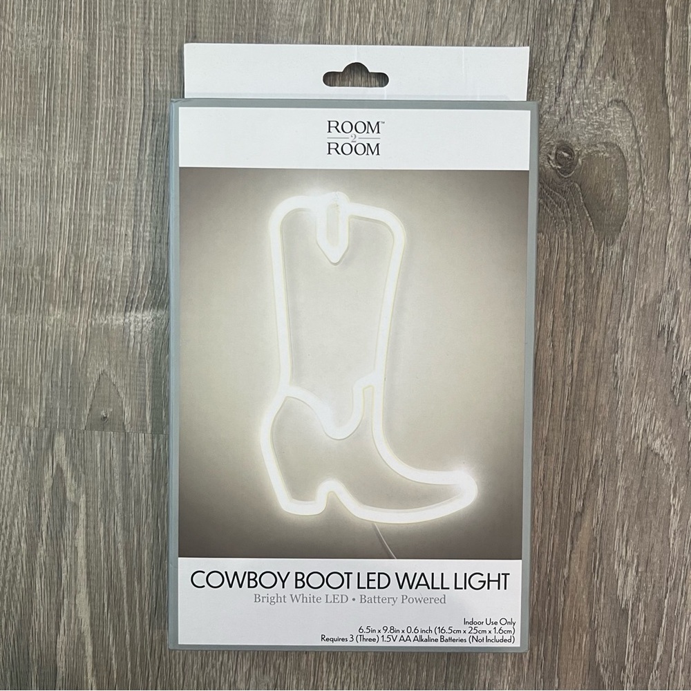 Room 2 Room Cowboy Boot LED Wall Light